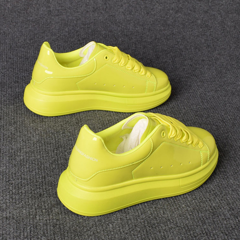 Women Shoes Tennis - 2025年 ラッカー仕上げ ホワイト カジュアルシューズ メンズ レディース