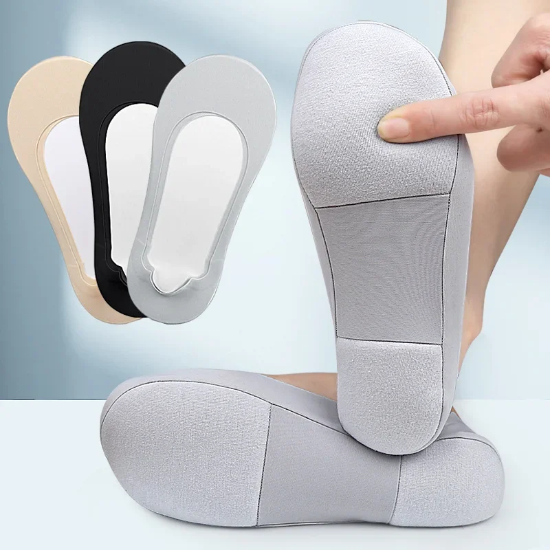 Women'S Shoes Plantar Fasciitis - 1/2/4 ペア女性ボート靴下足底筋膜炎靴インソール靴下足衝撃吸収靴底目に見えないノンスリップ靴パッド