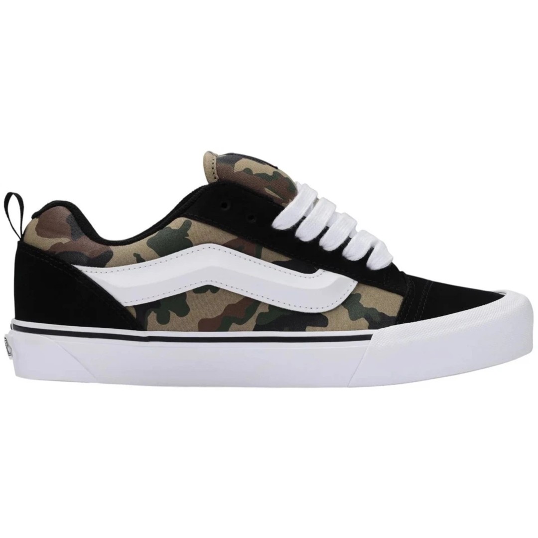 Women Shoes Vans - Vans Knu Skool Camo レディース シューズ