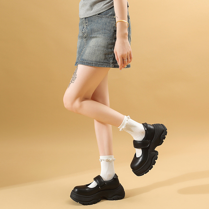 Women'S Shoes Back To School - 女性のプラットフォームシューズ 2026New メリージェーンシューズチャンキーヒールウェッジスニーカーカジュアル学生服靴女の子用 Zapatos De Mujer
