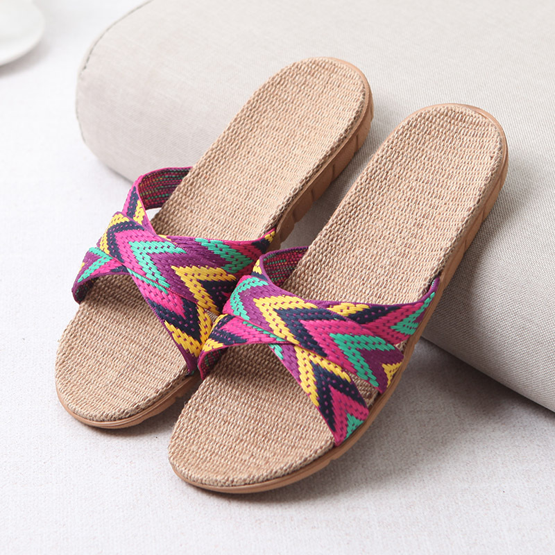 Women Shoes Black - Mntrerm 2022年新作カジュアルスニーカー、ホームスリッパ、夏用ミックスカラー、女性用室内フラットシューズ、クロスリネンスリッパ、テルリク