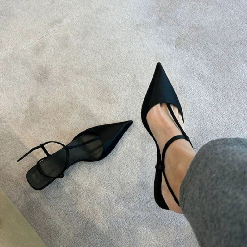 Women'S Shoes Large - レディースブランドシューズ、セクシーなポインテッドトゥ、快適なローヒール、トレンド感のあるサンダル、シンプルで使いやすい、大きいサイズのパンプス。