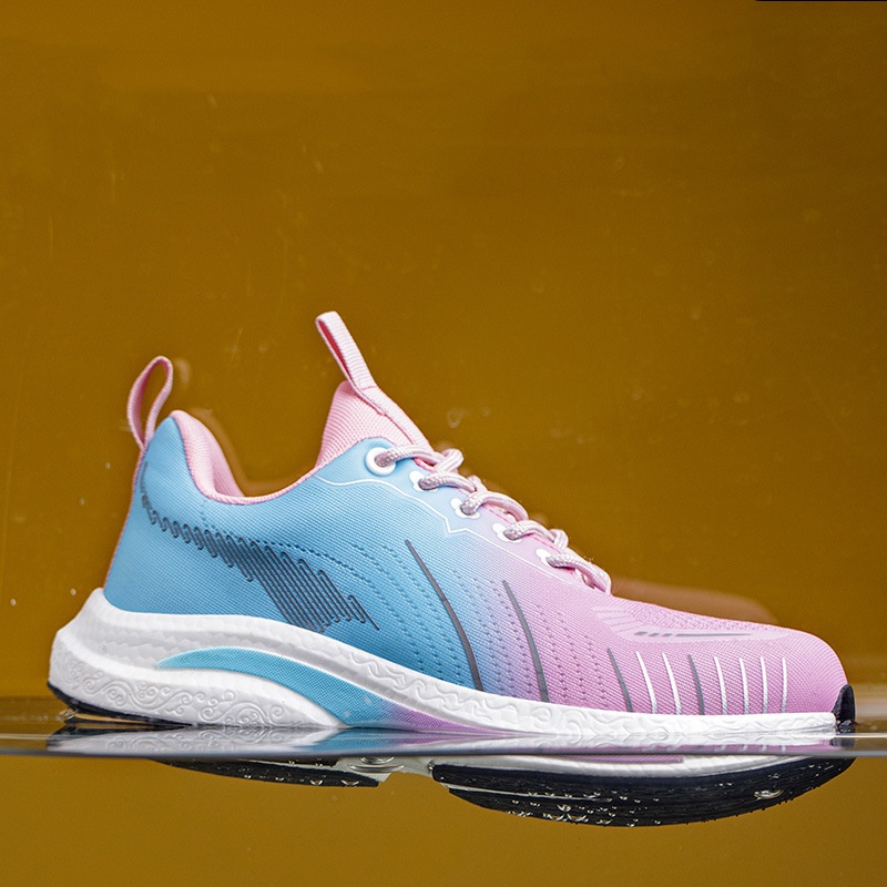 女性ファッション通気性スチールつま先キャップ作業靴エアメッシ - Mesh Sneaker Women のレビューと価格