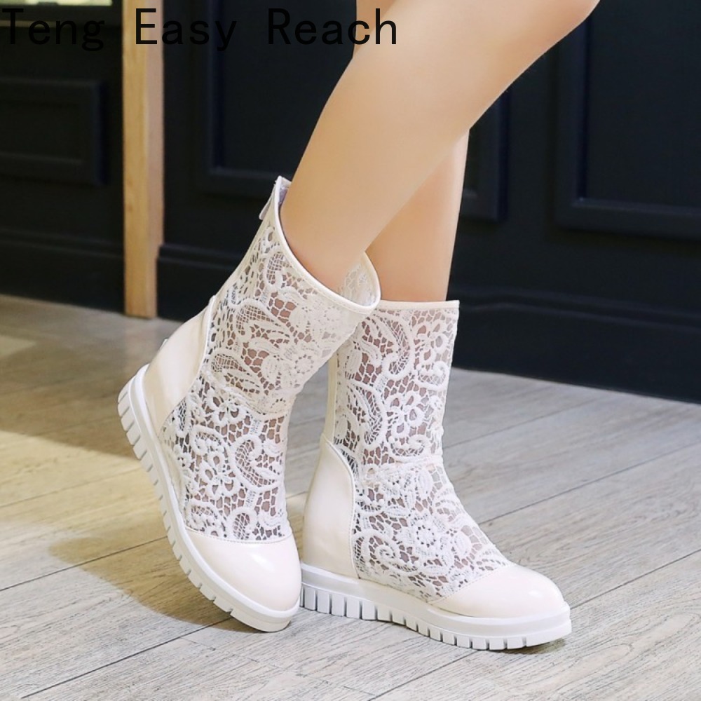 女性のサマーブーツ 2026 レース中空アウトメッシュセクシ - Women'S Shoes Easy Street のレビューと価格