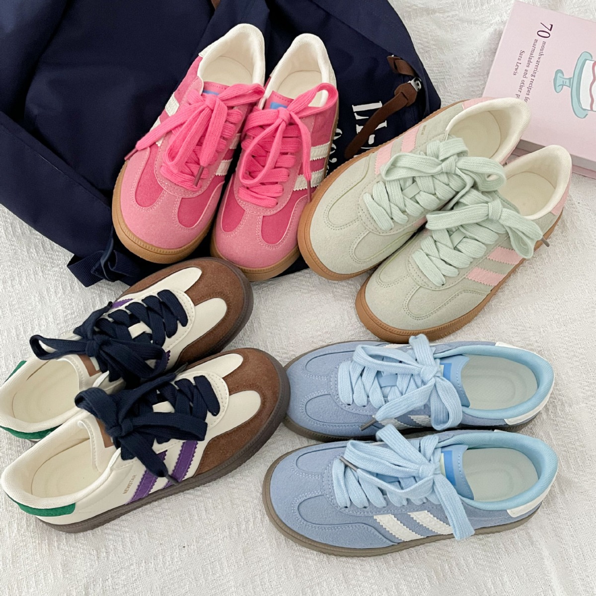 ヴィンテージ風レディーススニーカー、新作ホワイトスニーカー、 - Mesh Sneaker Women のレビューと価格