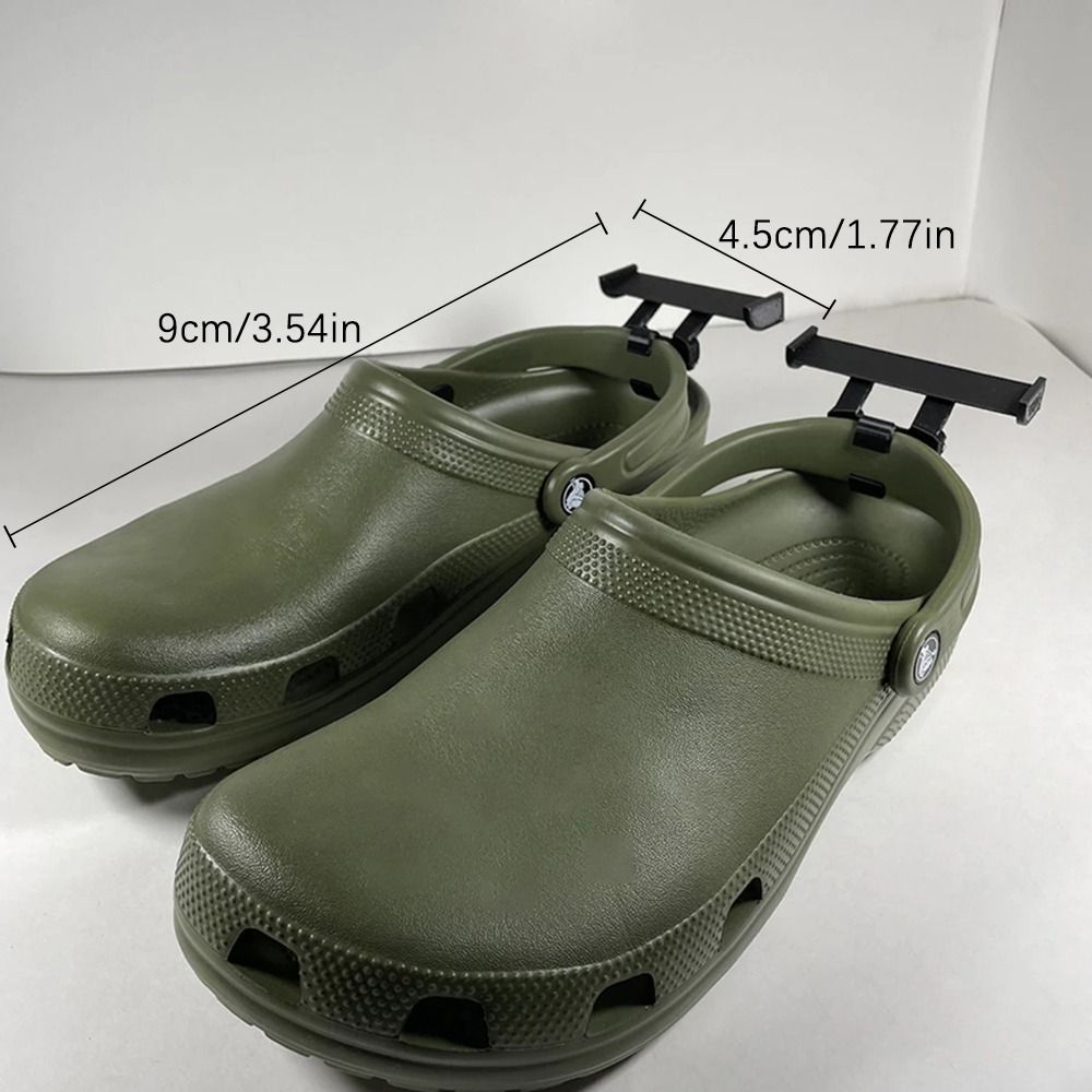 クロッグサンダル用装飾バックルクリップ、クロケーブシルバーッ - Croc Style Clog のレビューと価格