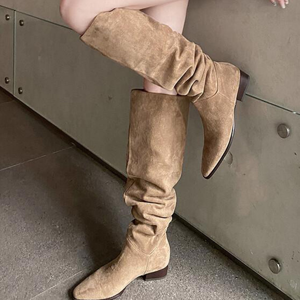 レディースニーハイブーツ 2026年春秋シーズン 厚底ヒール - Sock Boot Women のレビューと価格