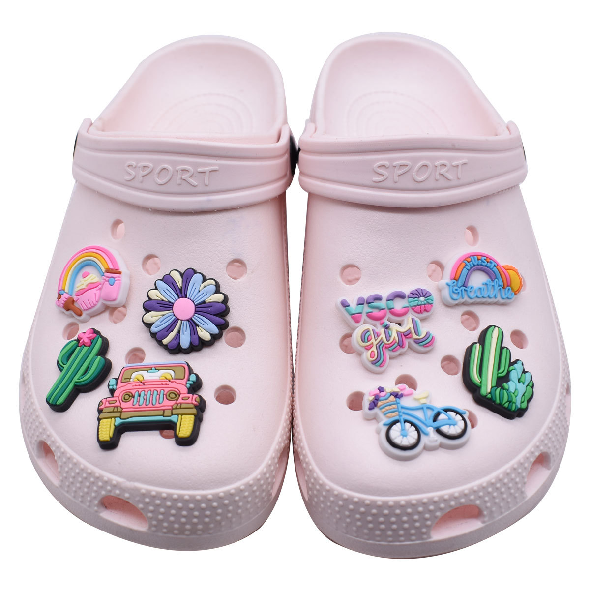 クロックス,アクセサリー,下駄,バブルスライド,靴の装飾,バ - Croc Style Clog のレビューと価格