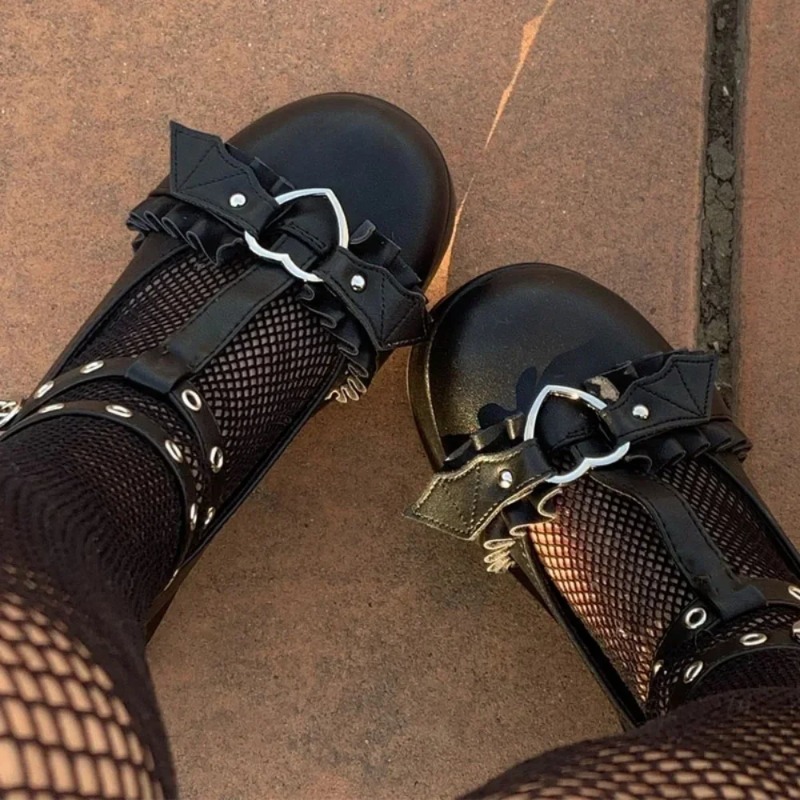 新しいスイートハートバックルウェッジメアリージェーンズ女性ピ - Women'S Shoes Large のレビューと価格