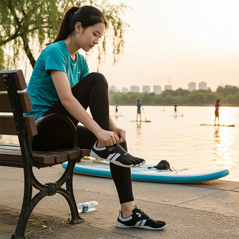 男性と女性のためのスプリットトゥベアフットシューズ、ガロンシ - Women'S Shoes Hike のレビューと価格