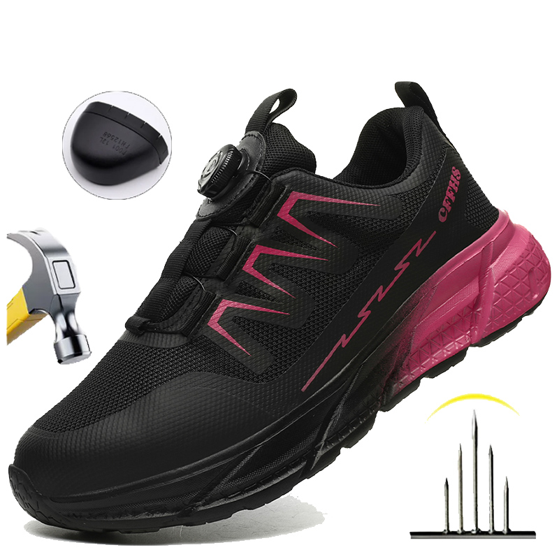 女性用耐パンク安全靴 スチールトゥ ハイカット 軽量 通気性 - Women'S Shoes Hike のレビューと価格