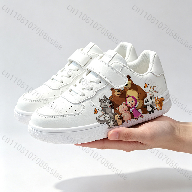 マーシャ・ベア子供用漫画シューズ 男の子 女の子用 通学シー - Women'S Shoes Back To School のレビューと価格