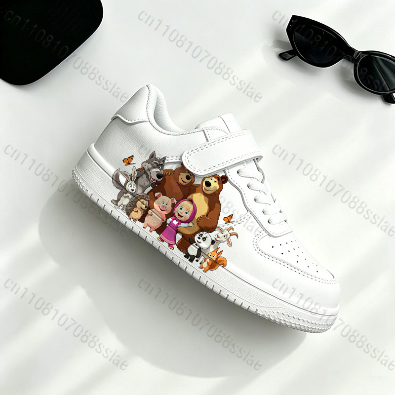 マーシャ・ベア子供用漫画シューズ 男の子 女の子用 通学シー - Women'S Shoes Back To School のレビューと価格
