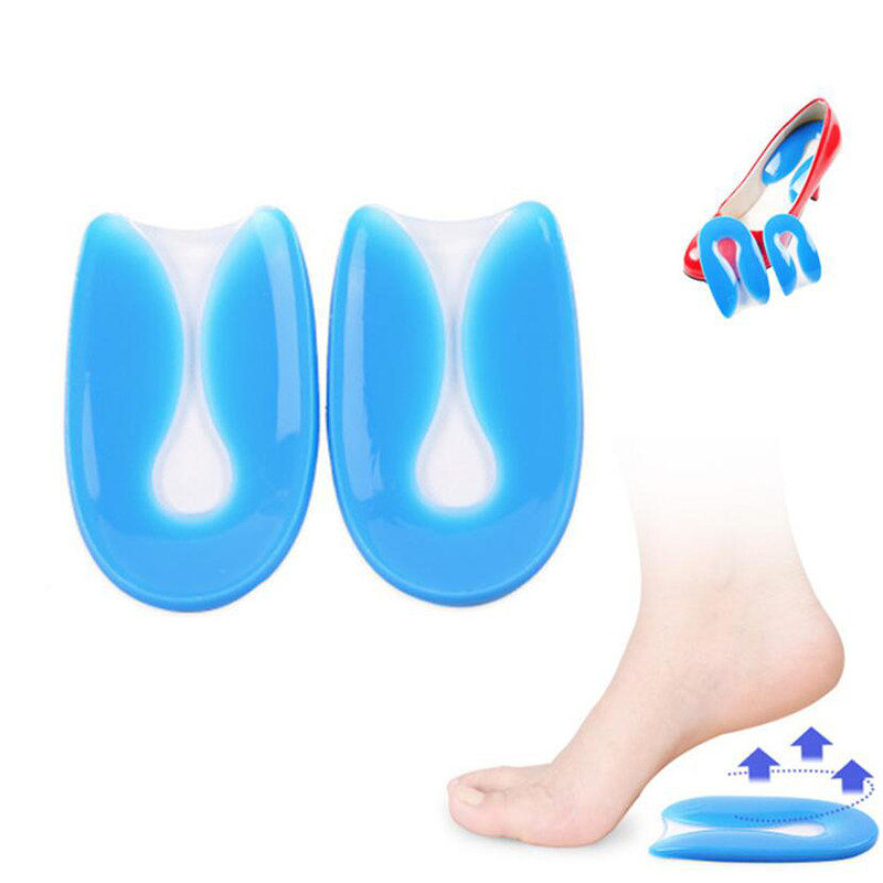 1 ペア足の痛み緩和シリコーンゲル U 字型足底筋膜炎ヒール - Women'S Shoes Plantar Fasciitis のレビューと価格