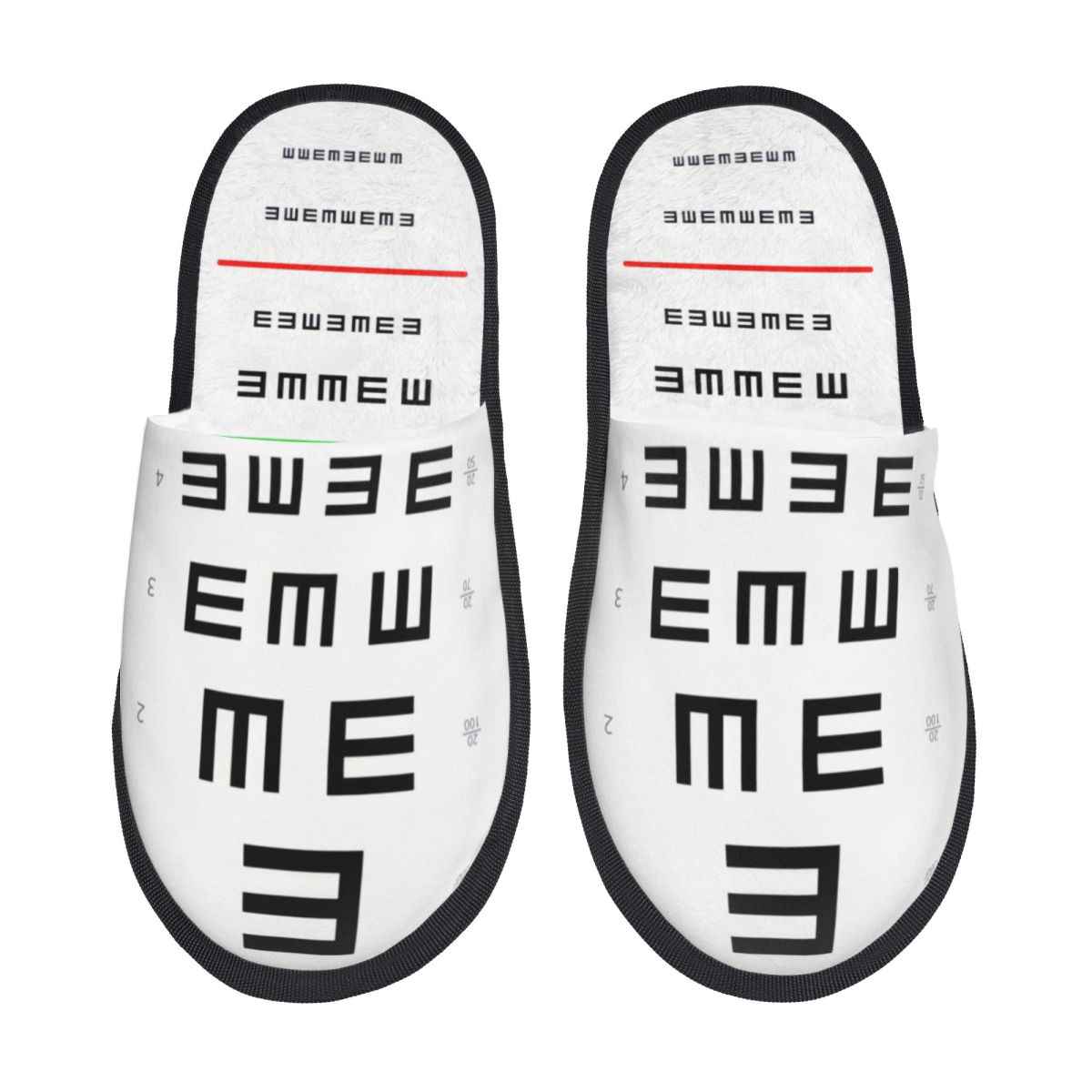 カスタム視力検査チャート柄ハウススリッパ レディース 快適メ - Women Shoes Chart Size のレビューと価格
