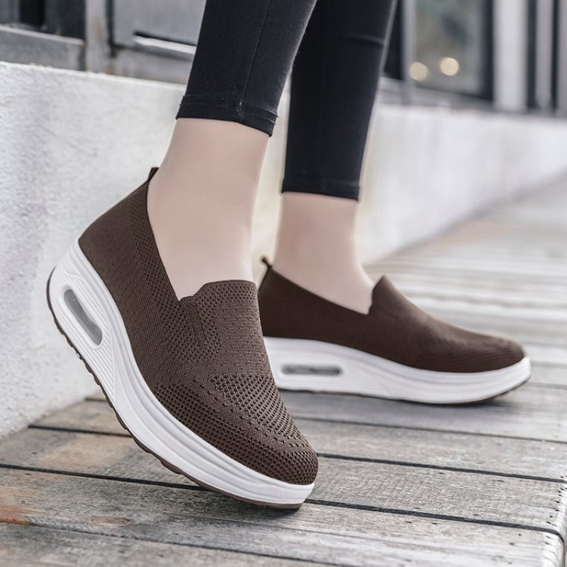 レディースローファーテニス女性整形外科スニーカー女性用加硫靴 - Women Shoes Tennis のレビューと価格
