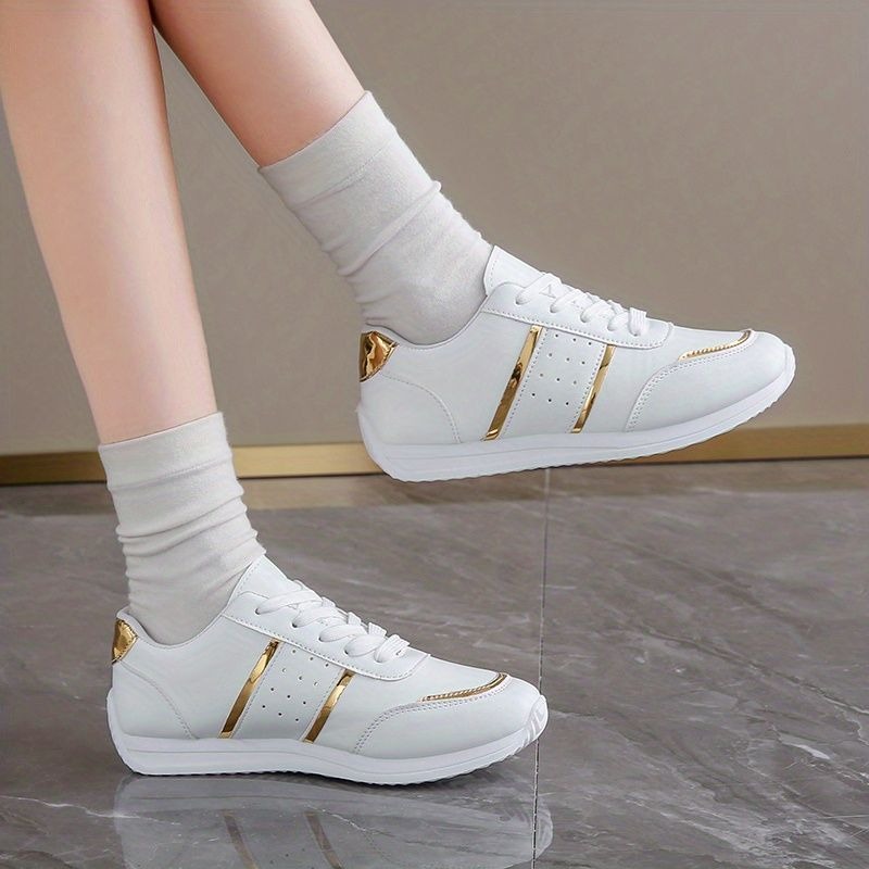 新着スニーカー女性の加硫靴ブラックゴールデンスポーツカジュア - Mesh Sneaker Women のレビューと価格
