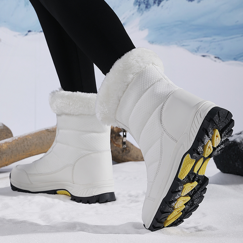 冬の女性のスノーブーツハイトップ防水アンクルブーツレディース - Women'S Shoes Hike のレビューと価格