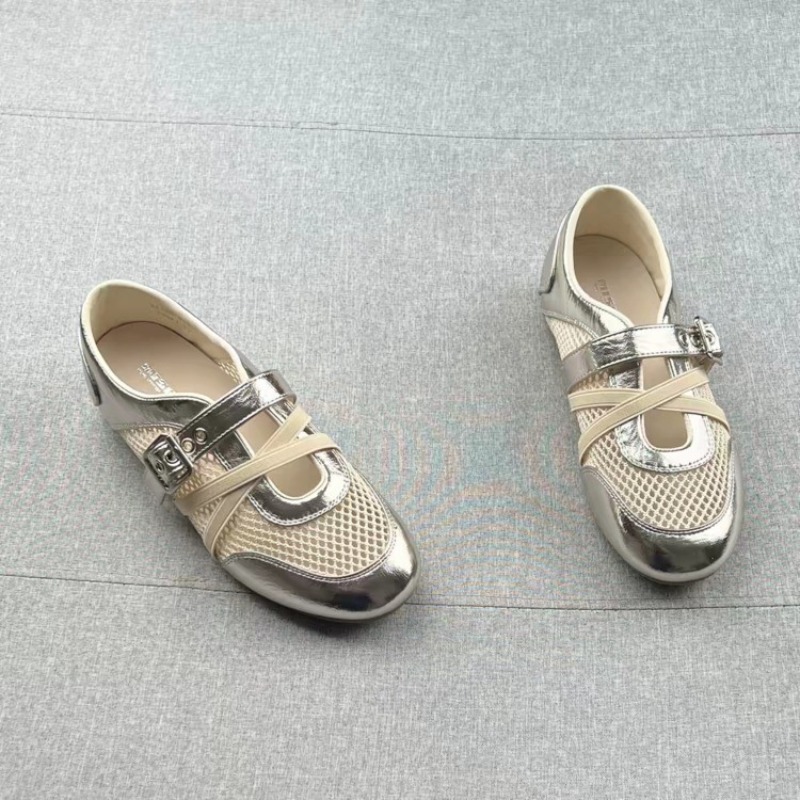 新しいスプライシング織り込み中空スニーカー 2026年春夏  - Women'S Shoes Large のレビューと価格