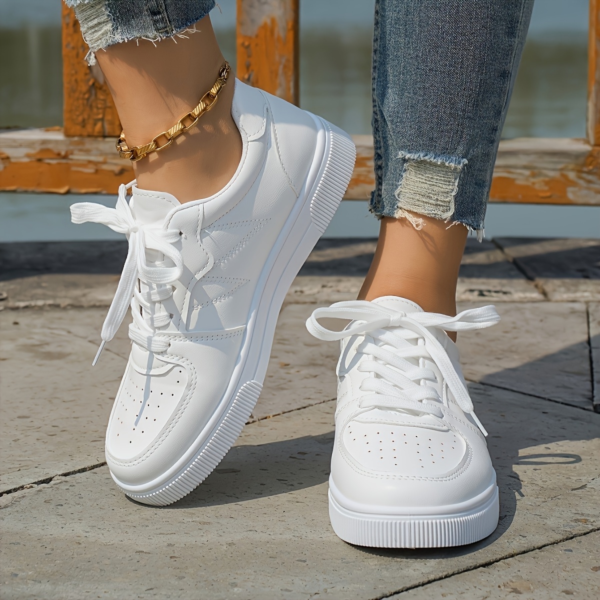 レディーススニーカー ランニングシューズ 通気性 軽量 ウォ - Women Shoes Tennis のレビューと価格
