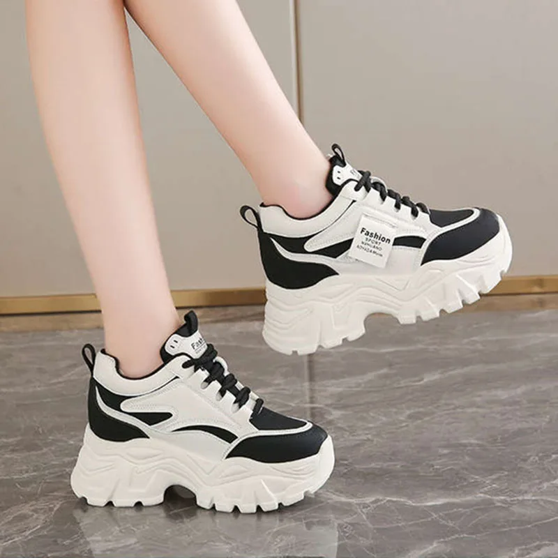 新作ファッションプラットフォームスニーカー　内側身長アップ8 - Mesh Sneaker Women のレビューと価格