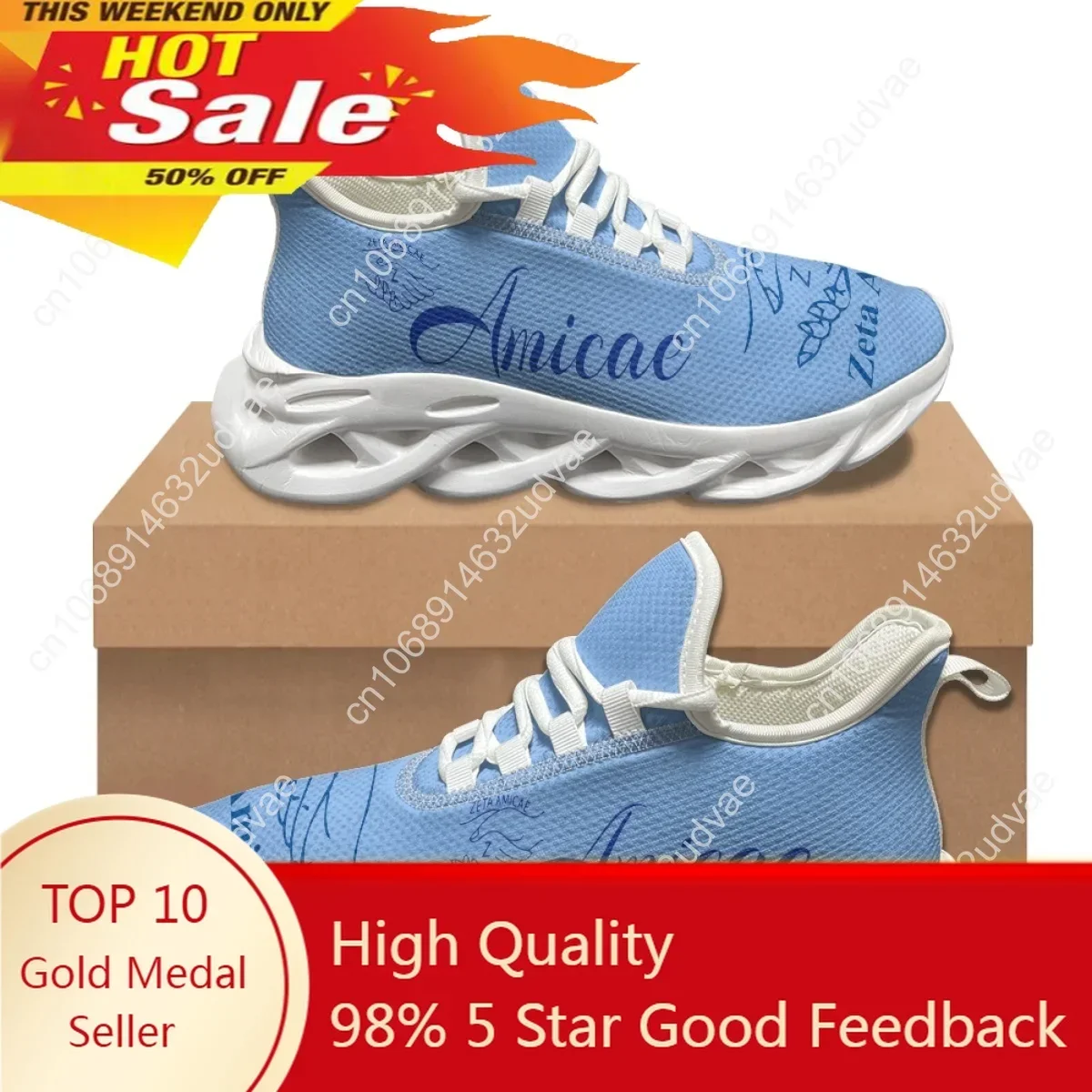 ゼータ・アミカエ新トレンド3Dプリントカジュアルメッシュスニ - Mesh Sneaker Women のレビューと価格