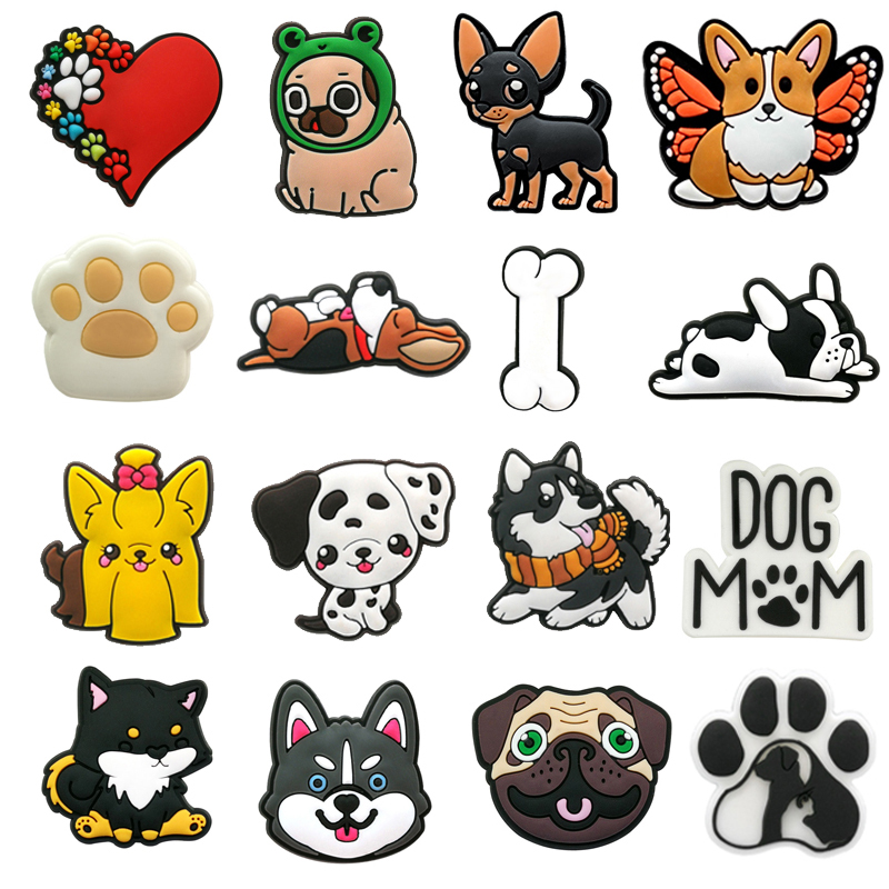かわいい犬の靴チャーム クロックスアクセサリーチャーム クロ - Croc Style Clog のレビューと価格