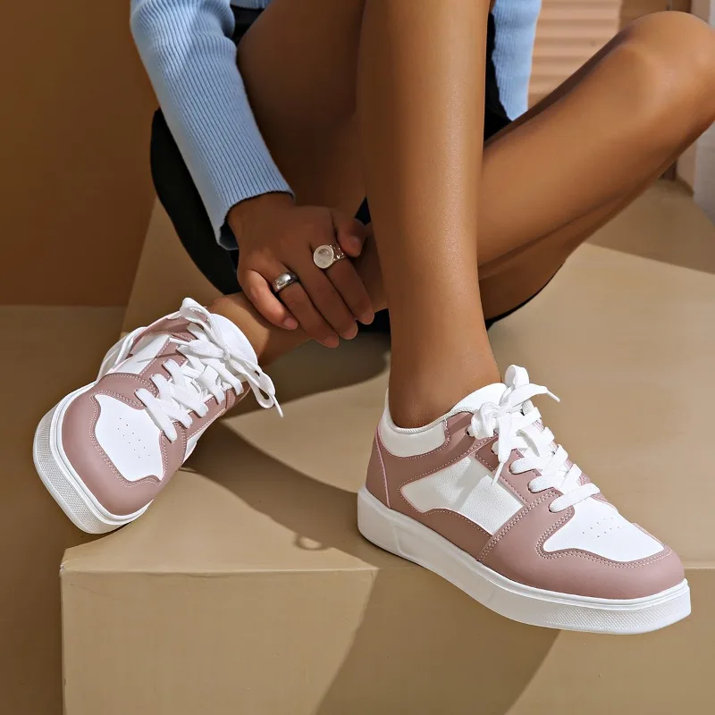 女性用レザースケートシューズ,快適なスケートシューズ,白,赤 - Women Shoes Vans のレビューと価格