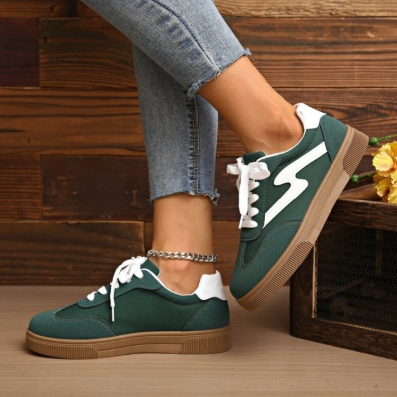 女性テニススニーカーフラットレディースファッション混合色レー - Women Shoes Tennis のレビューと価格