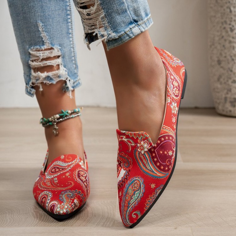新しい秋の婦人靴カジュアルでファッショナブルなポインテッドト - Women'S Shoes Large のレビューと価格