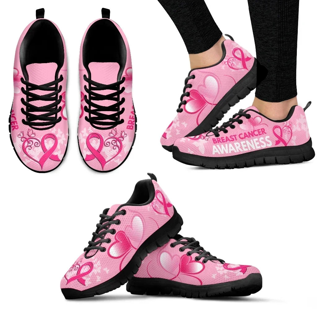 女性のテニスシューズ乳がん啓発ピンクリボンデザイン汚れにくい - Women Shoes Tennis のレビューと価格