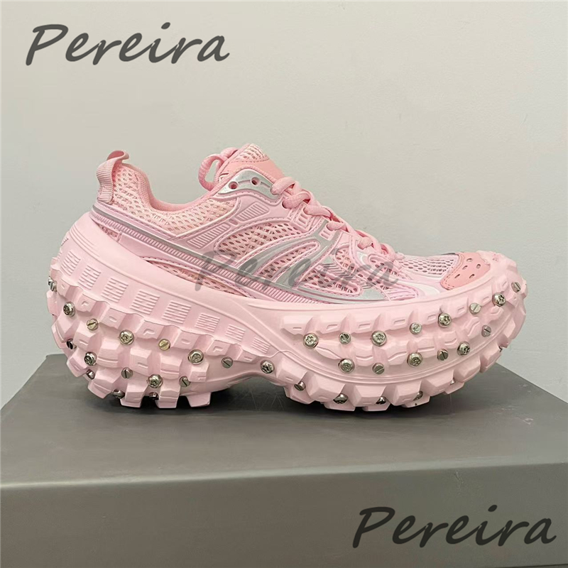 リベット厚底カジュアルスニーカー メンズ レディース 夏新作 - Women'S Shoes Hike のレビューと価格