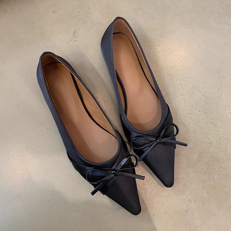 夏の新作シフォンファッション、甘いリボン付きカジュアルフラッ - Women'S Shoes Large のレビューと価格
