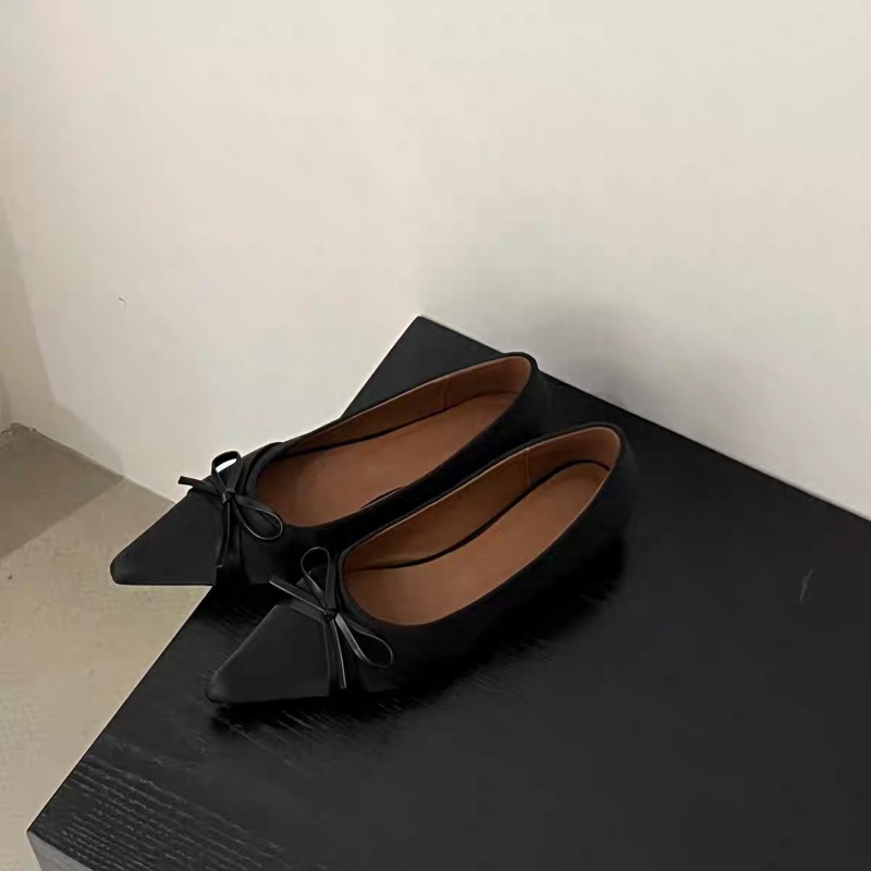 夏の新作シフォンファッション、甘いリボン付きカジュアルフラッ - Women'S Shoes Large のレビューと価格